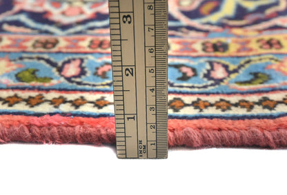 Hand-Knotted Vintage Oriental Rug Floral Classic