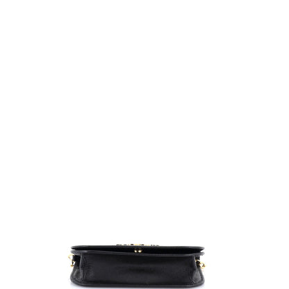 Prada Convertible Flap Clutch Saffiano Leather Small