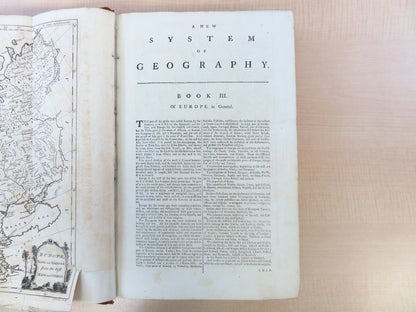 'A New System Of Geography' By Daniel Fenning & Joseph Colly 1773 London Map