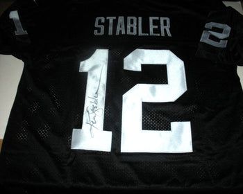 Ken Stabler Oakland Raiders Last One W/Coa Signed