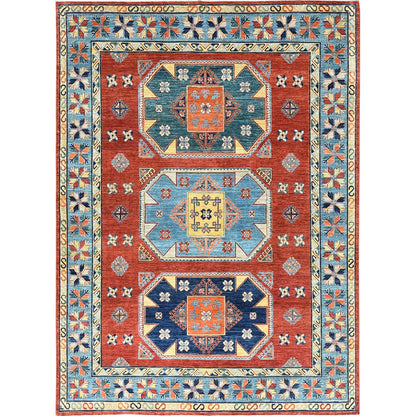 9'X12'2" Imperial Red Armenian Inspired Wool Hand Knotted Oriental Rug
