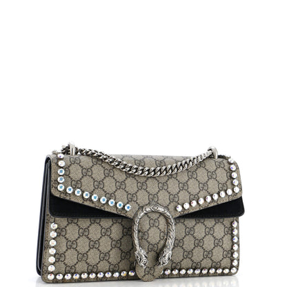 Gucci Dionysus Bag Crystal Embellished Gg Coated Canvas Medium