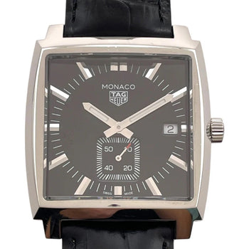 Tag Heuer Monaco Quartz Waw131A.Fc6177 Black Quartz