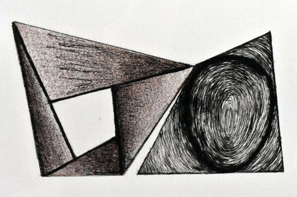 Robert Mangold (American, 1937) Original Etching Aquatint Pencil Signed Ap10