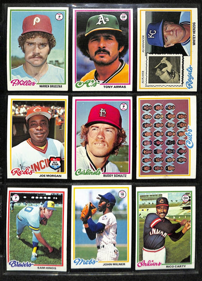 1978 Topps Baseball Complete Set (726) Murray Rc, Ryan, Schmidt 194134