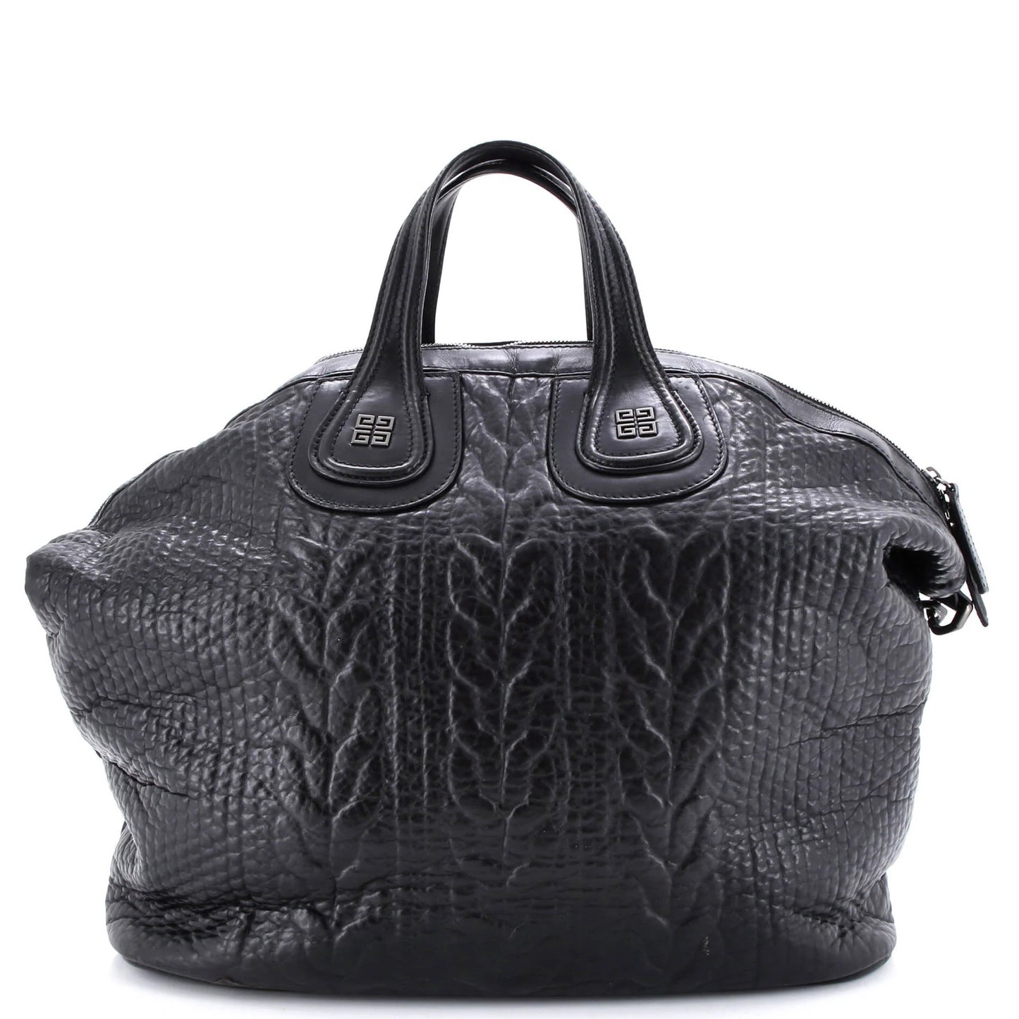 Givenchy Nightingale Satchel Embossed Leather Large