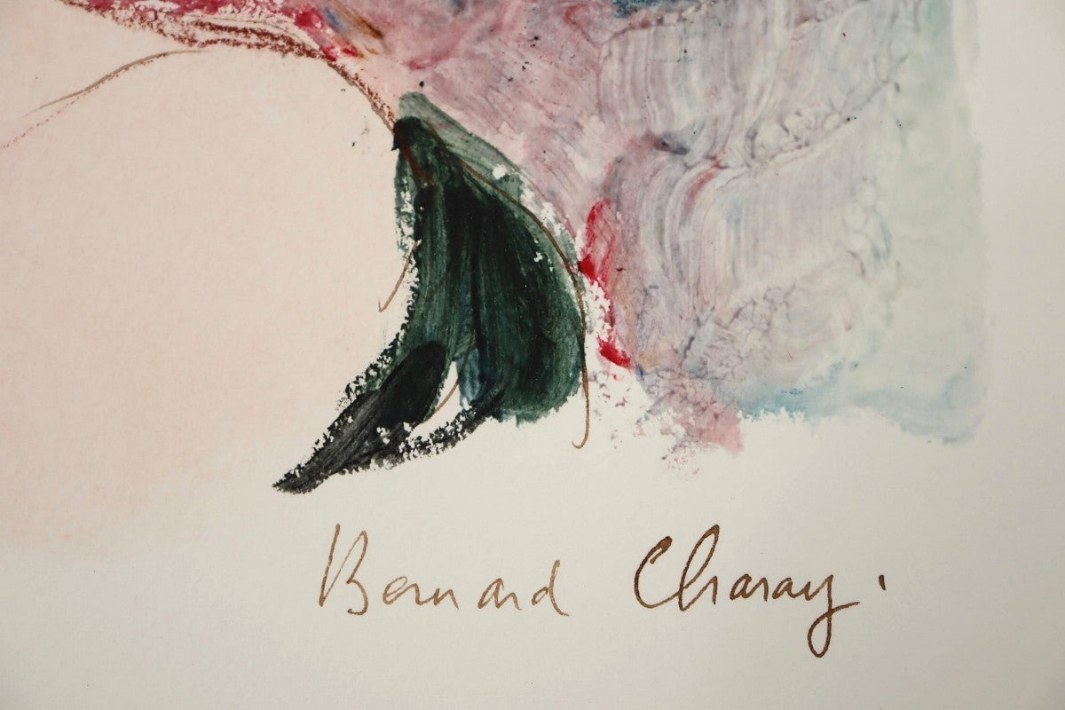 Bernard Charoy Original Oil On Arches Paper "Diana" Hand Signed, 47X37Cm, Framed