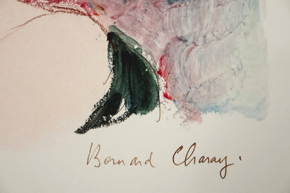 Bernard Charoy Original Oil On Arches Paper "Diana" Hand Signed, 47X37Cm, Framed