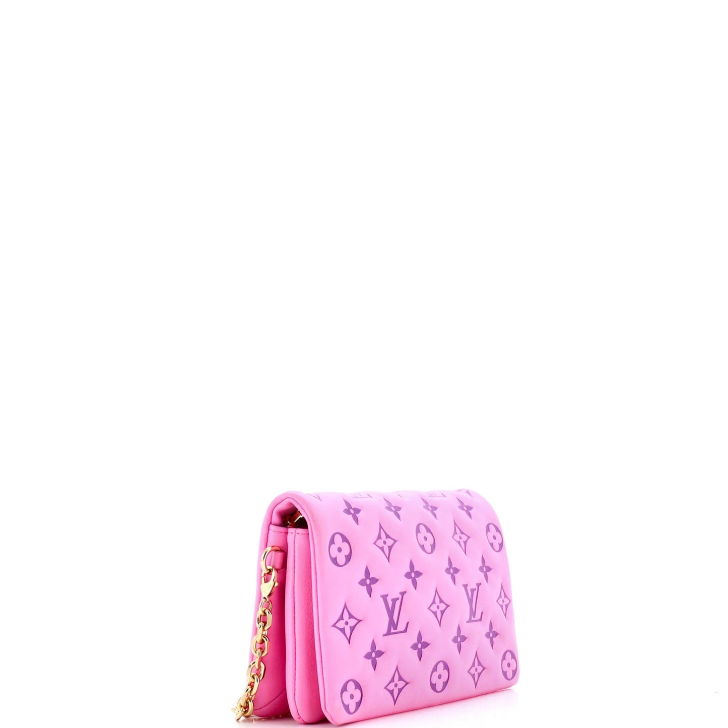 Louis Vuitton Coussin Pochette Monogram Embossed Lambskin