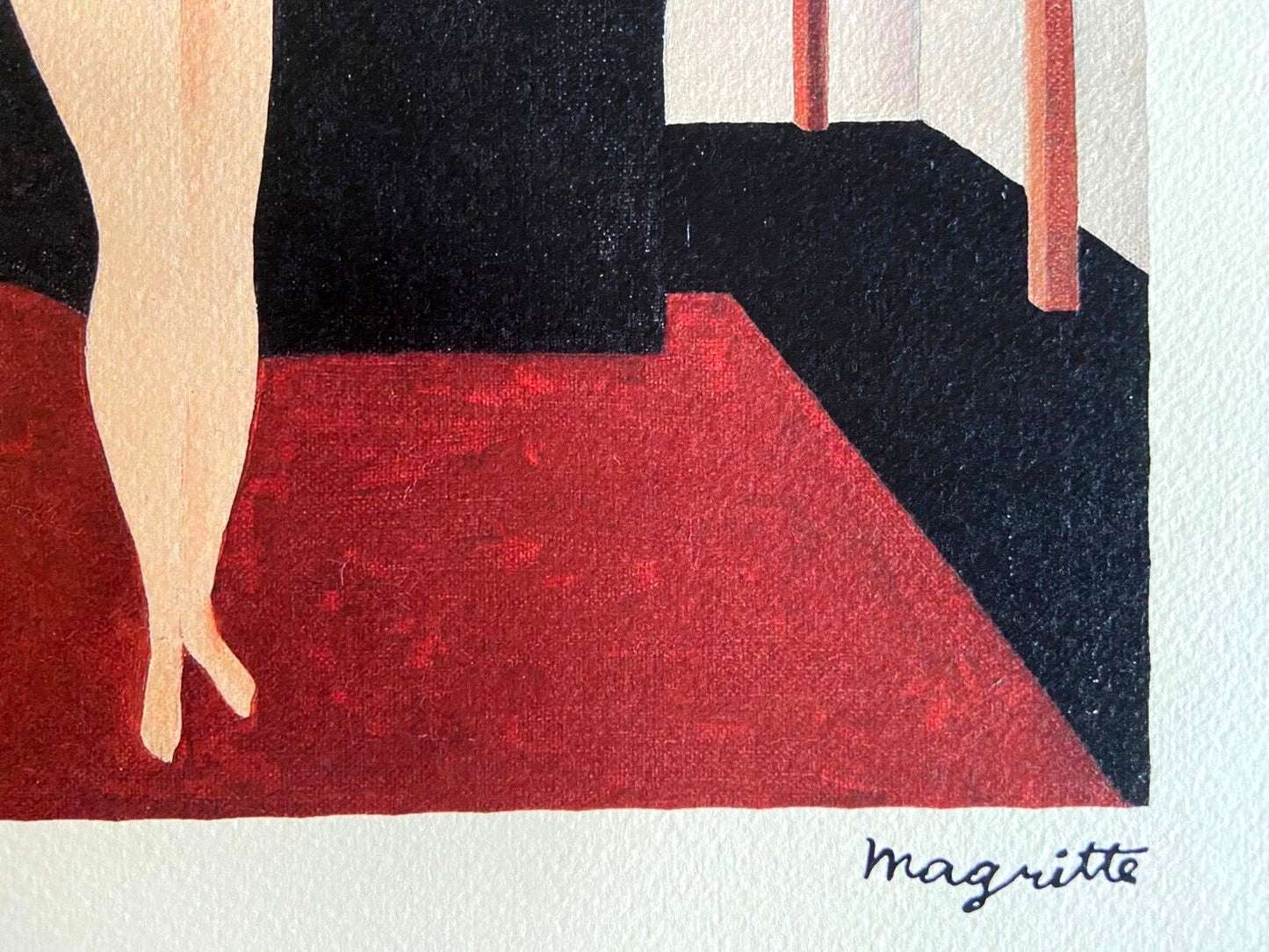 Ren Magritte Lithograph Coa Numbered A Hand Signed Limited