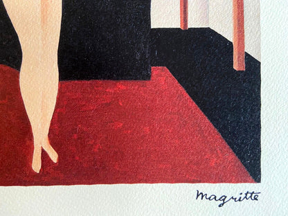 Ren Magritte Lithograph Coa Numbered A Hand Signed Limited