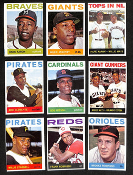 1964 Topps Baseball Card Complete Set (1-587)