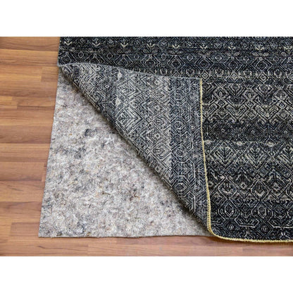 5'X7'1" Gray 100% Wool Hand Knotted Kohinoor Herrita Oriental Rug