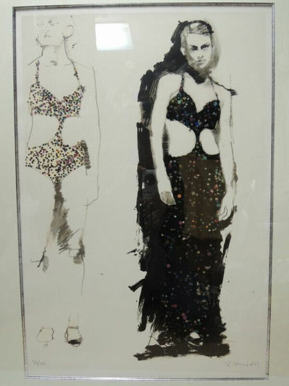 Robert Heindel Original Lithograph Signed Framed