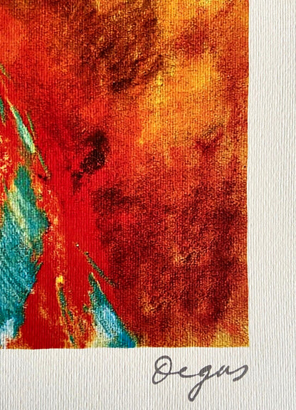 Edgar Degas, Signed Lithograph Coa, Numbered In Pencil Stamped #