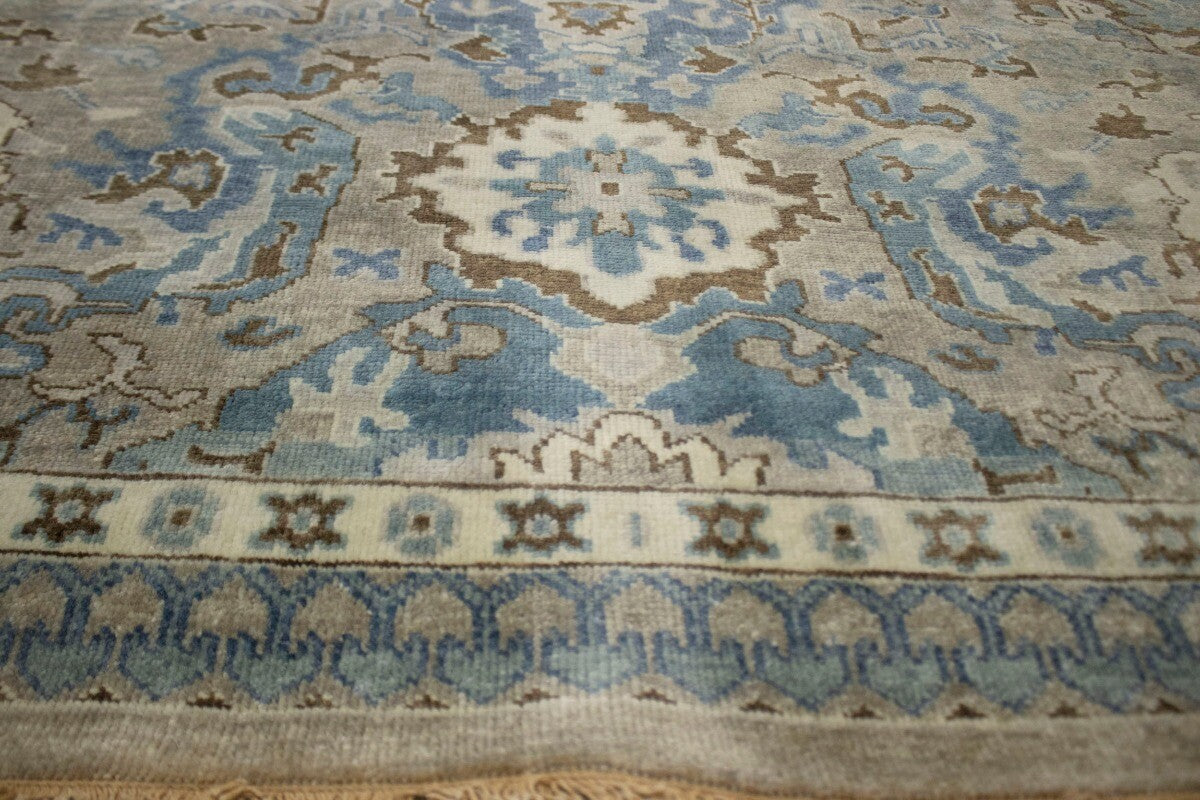 9X12 Ft Handmade Classic Osh Chobi Floral Rug