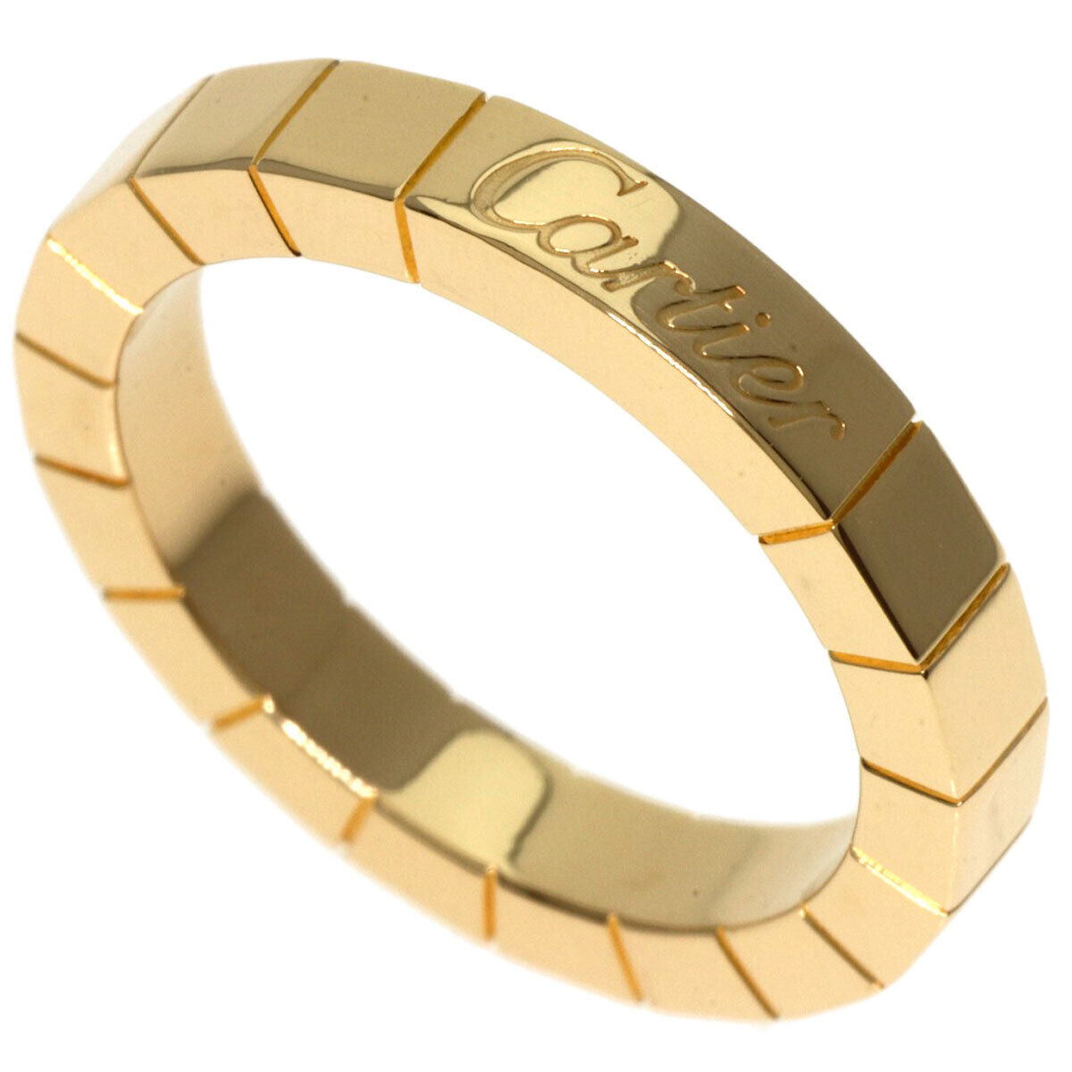 CARTIER Ring Laniere # 48 K18 Yellow Gold