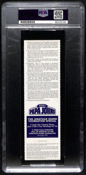 Justin Tucker Rookie Signed 2012 Full Ticket Ravens Vs. Bengals Psa/Dna 190602