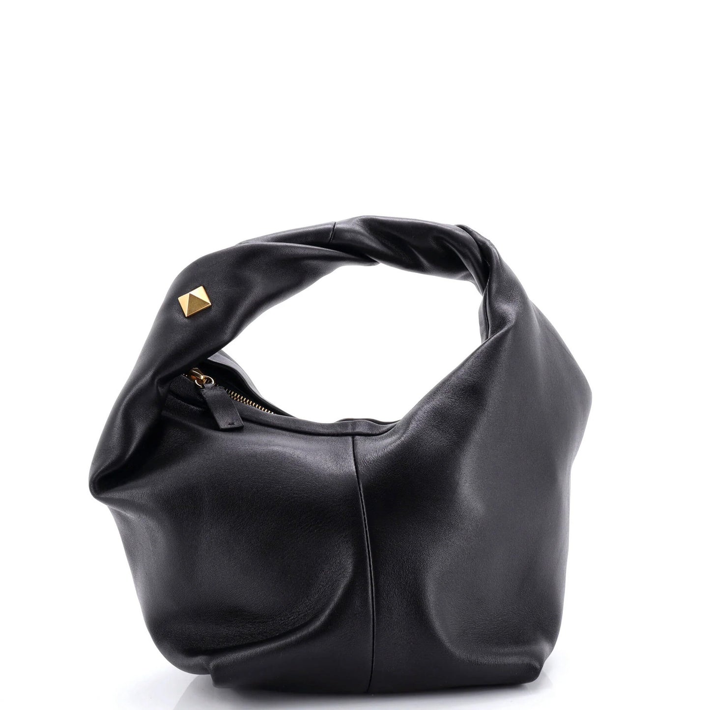 Valentino Garavani Roman Stud Hobo Leather Medium