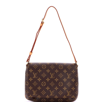 Louis Vuitton Musette Tango Handbag Monogram Canvas