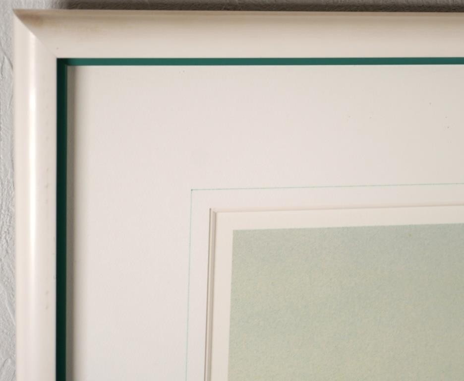 Sandy Wadlinton Signed Lithograph Print River Sunrise Landscape Framed Art USA