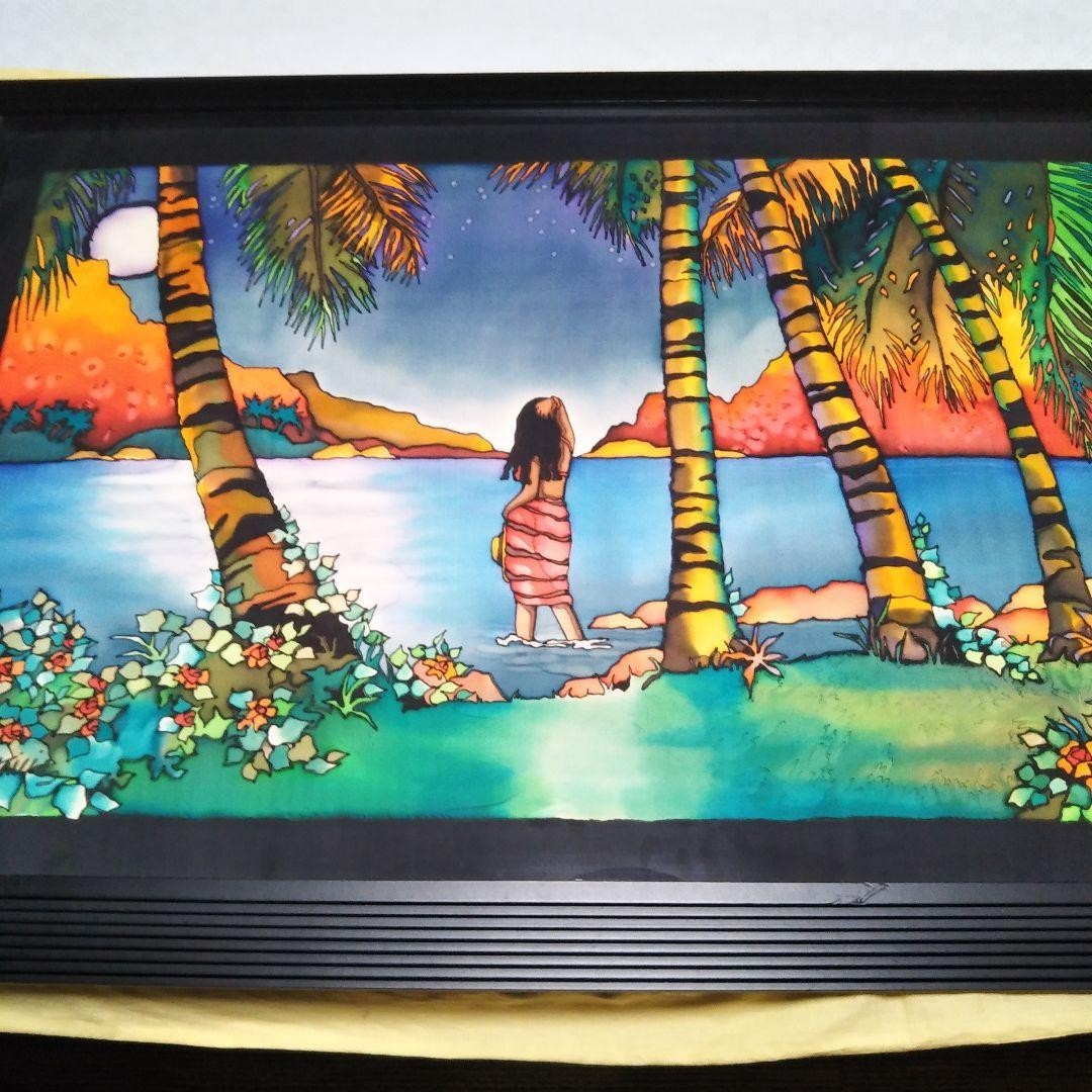 Woman Tropical Painting Original 70x100cm Landscape Moondance