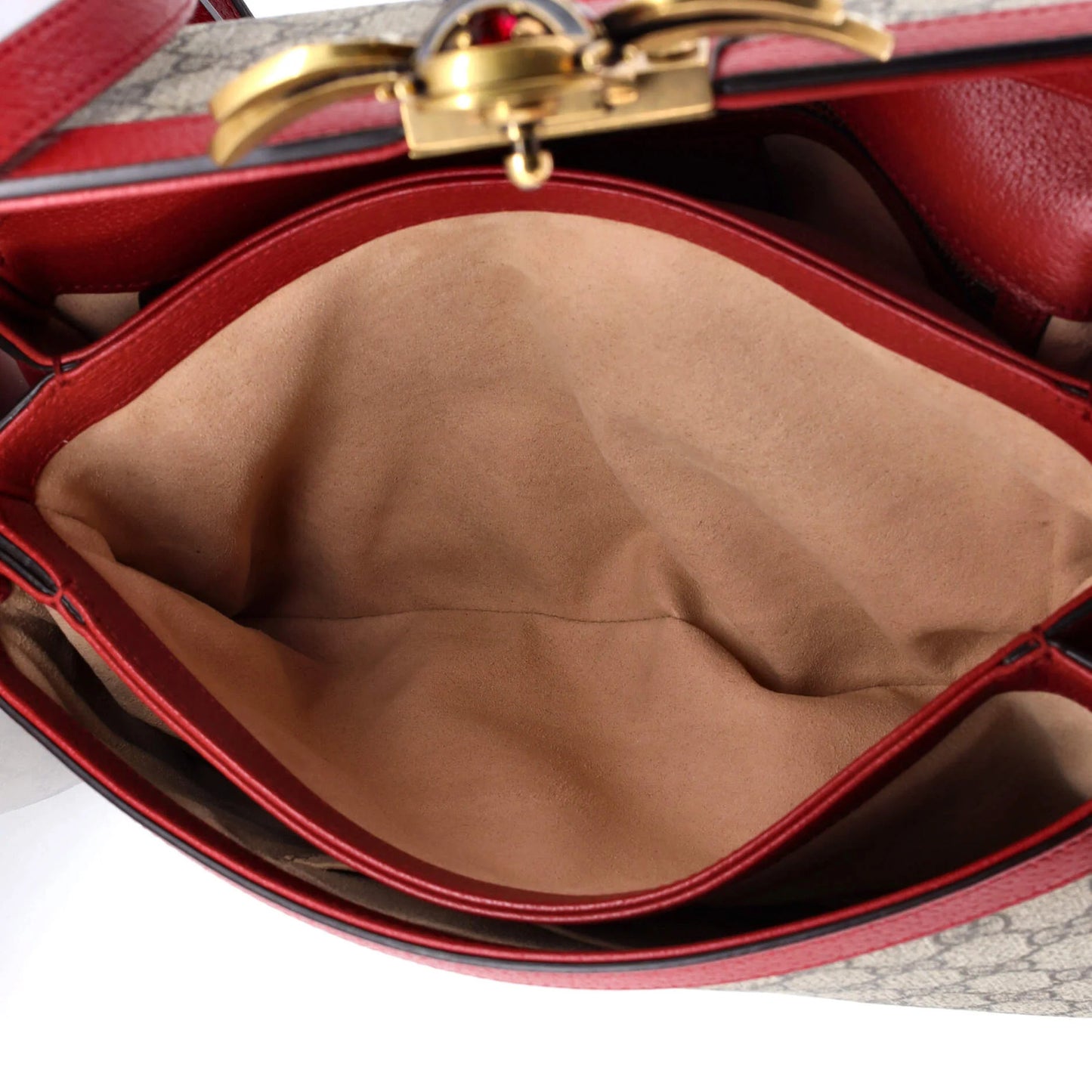 Gucci Queen Margaret Shoulder Bag Gg Coated Canvas Medium