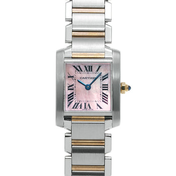 Cartier Tank Franaise Sm W51027Q4 Pink Ladies Used Watch #21218