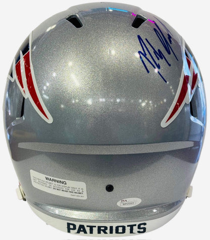 Rob Gronkowski Autographed Patriots Full Size Riddell Speed Helmet (Jsa)