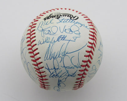 1990 New York Mets Team Signed by 30 Players ONL Baseball Strawberry 185518