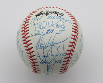 1990 New York Mets Team Signed by 30 Players ONL Baseball Strawberry 185518