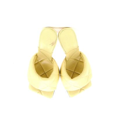 Bottega Veneta Women'S The Padded Heeled Sandals Quilted Leather