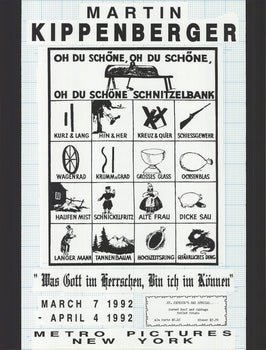 Martin Kippenberger What God Reigns, I Can Do 