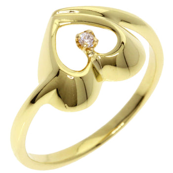 TIFFANY&Co.   Ring Open heart 1P Diamond K18