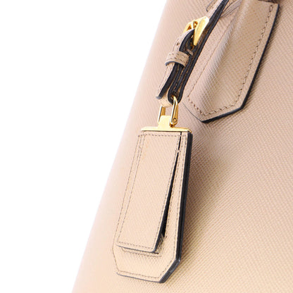Prada Cuir Double Tote Saffiano Leather Medium