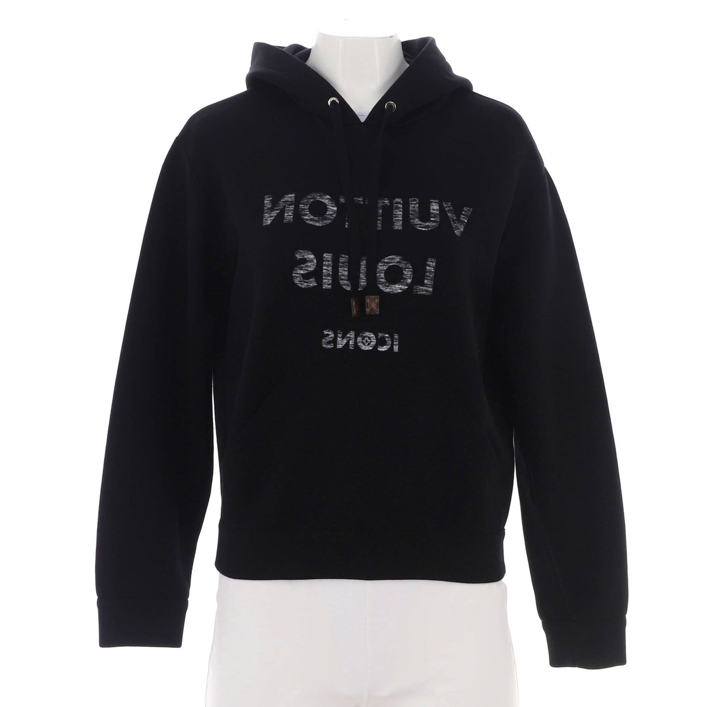 Louis Vuitton Women'S Icons Reverse Logo Hoodie Cotton Blend