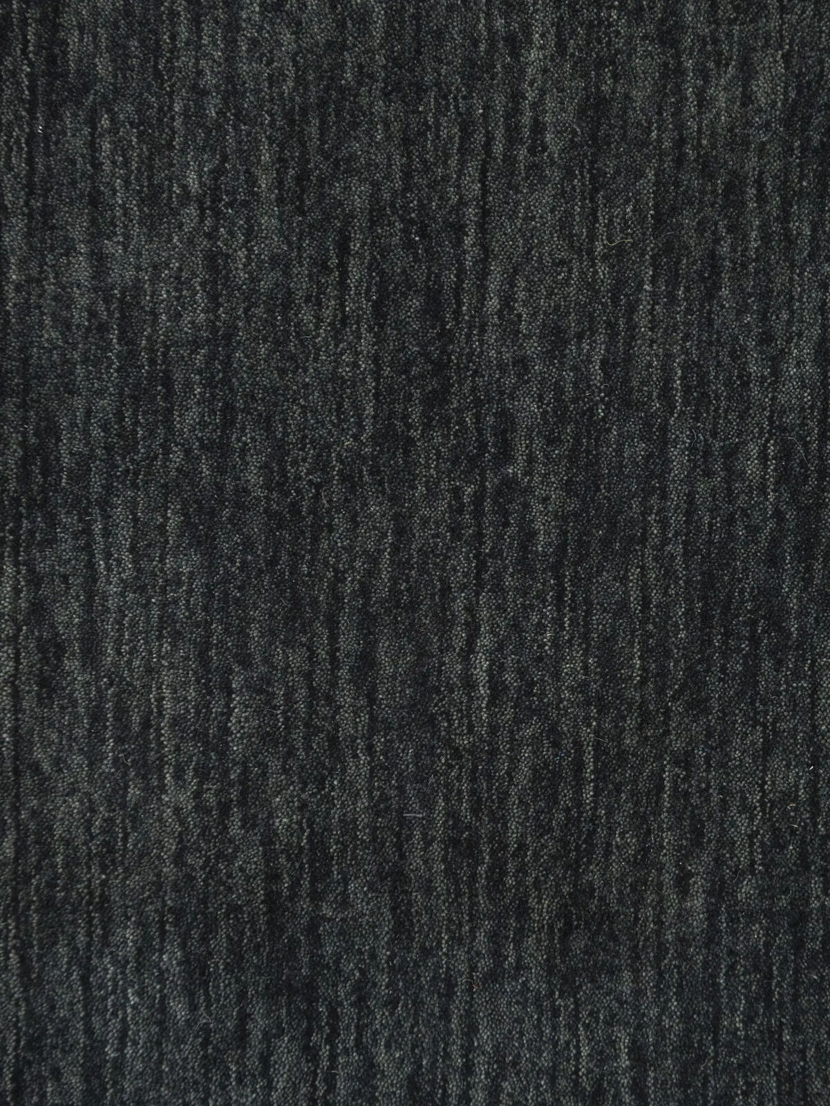 Charcoal Solid Hand-Loomed 5X8 Gabbeh Wool Rug