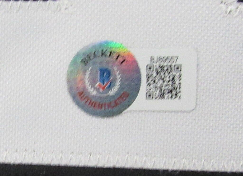 Ja Morant Autographed Teal Custom Basketball Jersey Vancouver Beckett