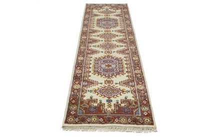 Indo-Viss Tribal Wool Runner Rug Oriental Farmho