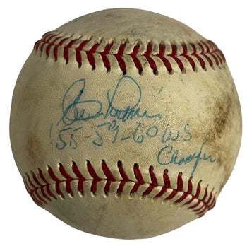 Clem Labine 55, 59, 60 Ws Champs Autographed Official Minor League Baseball