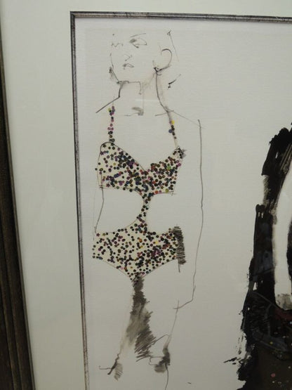Robert Heindel Original Lithograph Signed Framed