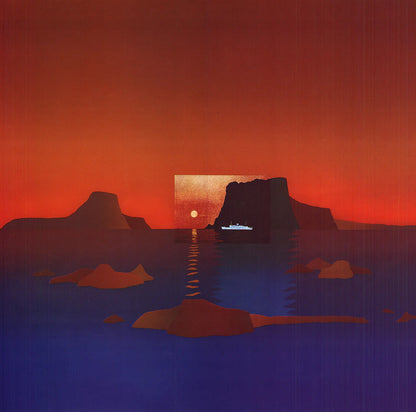 Jean-Michel Folon I'M Writing From " Offset Lithograph Surrealism