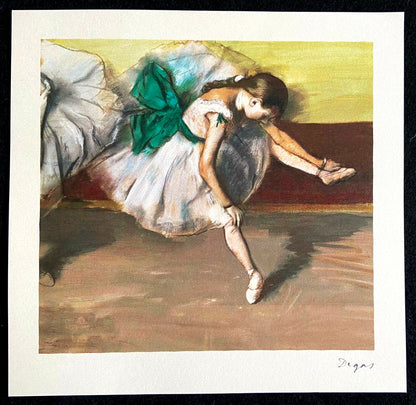 Edgar Degas Lithograph 1943 Coa Mourlot Published Signed Op