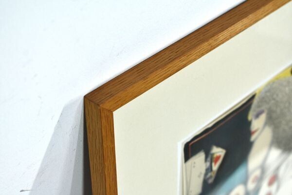 in Richard Lindner Lithograph Print Artwork USA Signed Framed 20.5 x 17.1