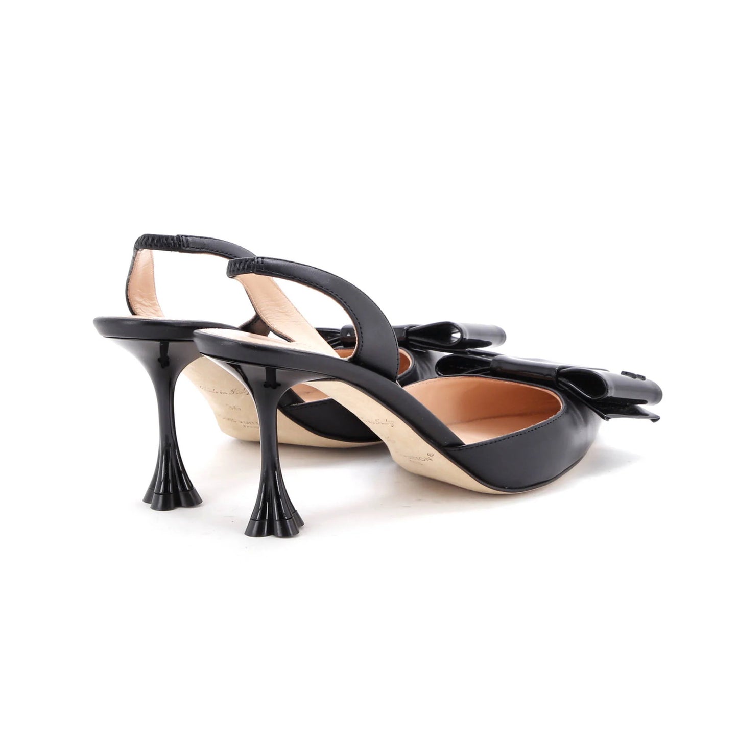 Louis Vuitton Women'S Bow Blossom Slingback Pumps Leather