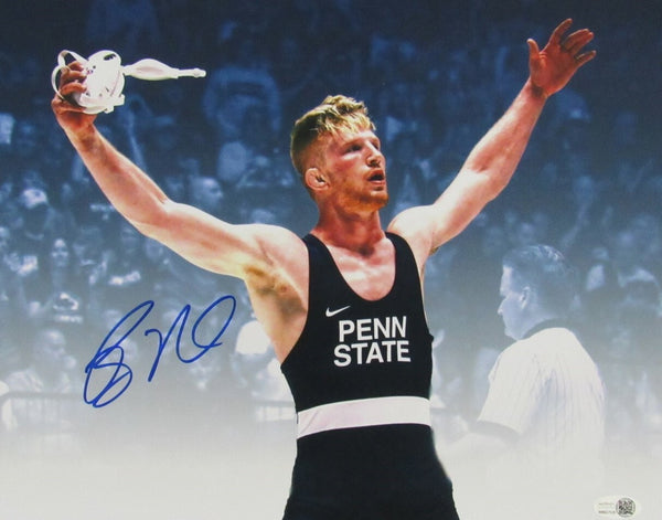 192676 Bo Nickal Penn State Wrestling Autographed 11x14 Photo JSA