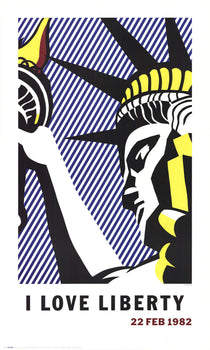 Roy Lichtenstein I Love Liberty 