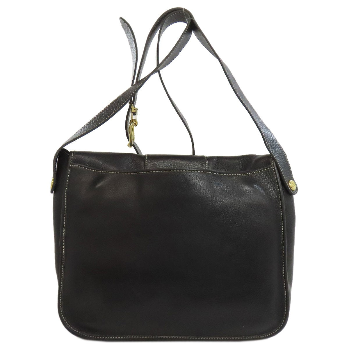 Leather CHRISTIAN DIOR logo Shoulder Bag