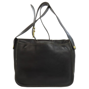 Leather CHRISTIAN DIOR logo Shoulder Bag