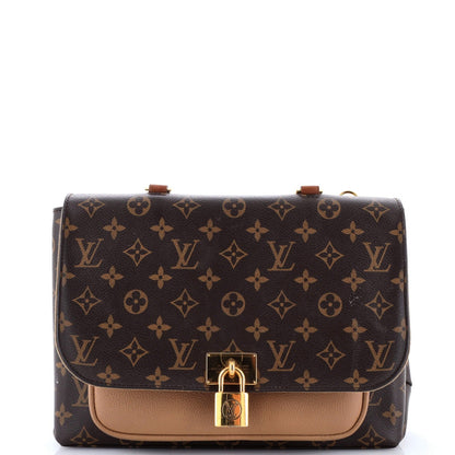 Louis Vuitton Marignan Handbag Monogram Canvas With Leather